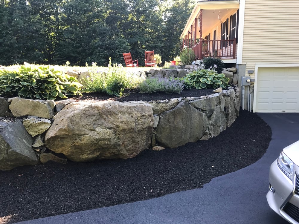 Front driveway garden
