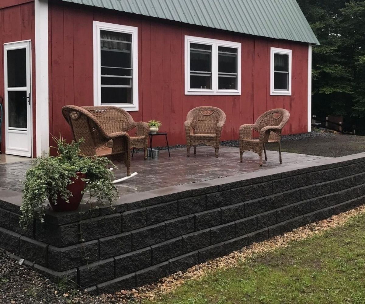 Barn patio